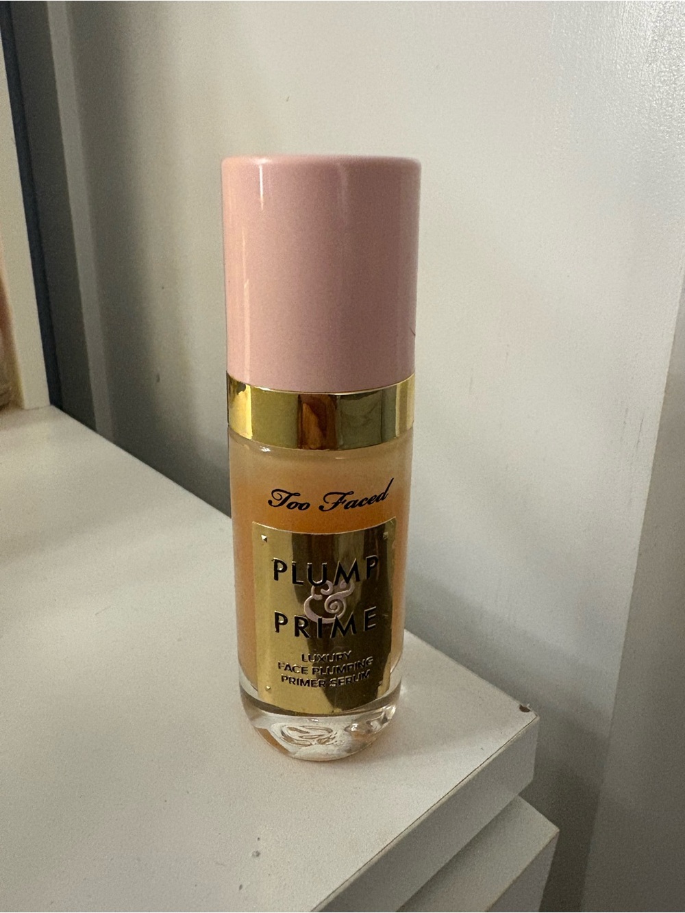 Too Faced Plump & Prime Face Primer - Pink & Gold